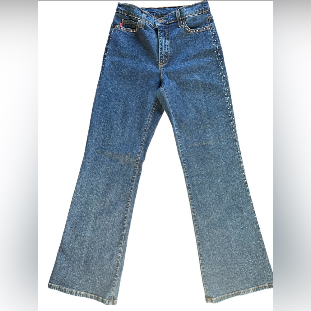 NYDJ Women's Sequin Embellished Tummy Tuck Jeans Size 6P